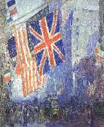 Childe Hassam The Union Jack oil on canvas